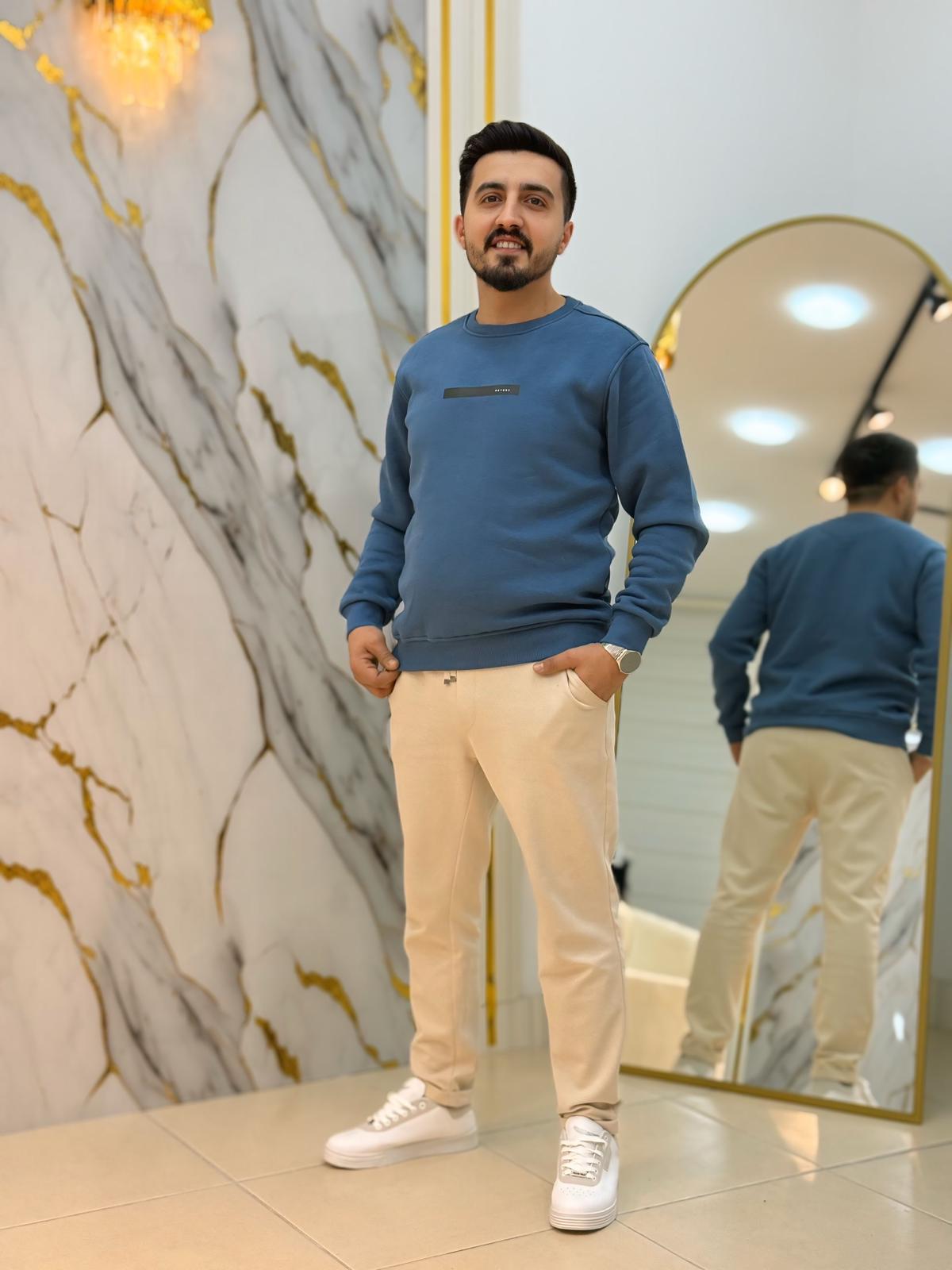 ByHan Baskılı Basıc Şardonlu Sweat 01